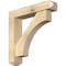 Ekena Millwork Westlake Craftsman Rough Sawn Bracket w/ Offset Brace, Douglas Fir, 6"W x 28"D x 28"H BKT0604X28X28WTL04RDF - alternate 1